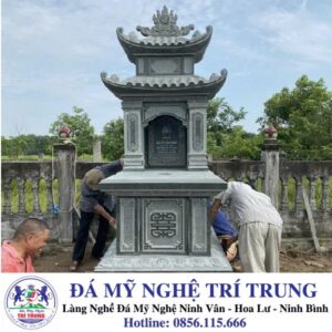 Mộ đá 2 mái 02